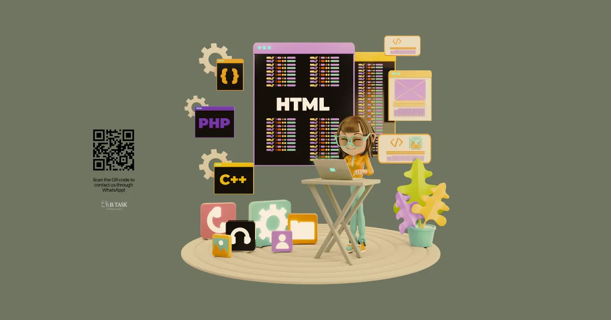 صورة بها مصمم مواقع يصمم موقع الكتروني وترمز إلى لماذا تحتاج إلى تصميم موقع إلكتروني؟